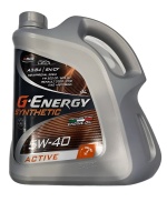 Масло G-ENERGY Active 5W40 Api SN/SF Acea А3В4 синт.4л. М+