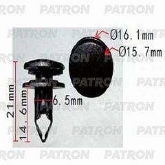 Клипса крепежная Honda/GM/P371255/PATRON
